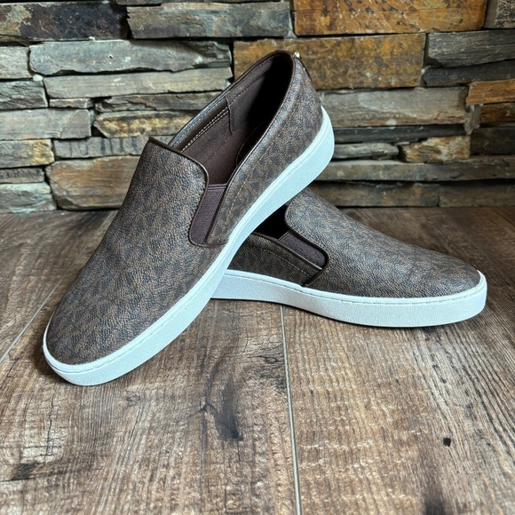 MICHAEL Michael Kors Keaton Logo Slip on Sneakers Women's Size 8 1/2 - Picture 4 of 12